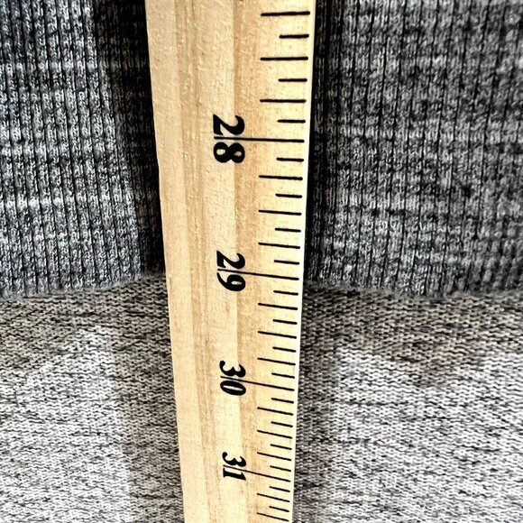 Wilfred Womens Cardigan Sweater Small Aritzia Gray Shrug Long Sleeve Open Front - Picture 10 of 13